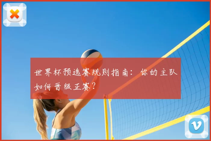 世界杯预选赛规则指南:你的主队如何晋级正赛?